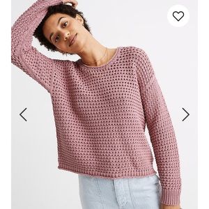 NWT! Madewell Austen Open Stitch Sweater